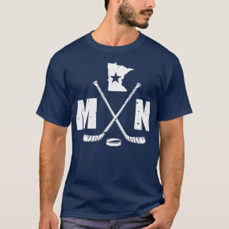 Mn Hockey der Staat des Eishockeygeschenks T-Shirt
