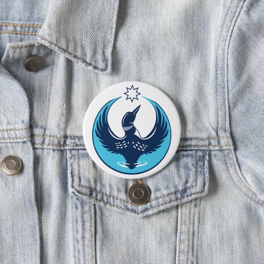 MN Loon Rising Button (Beispiel)