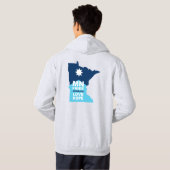 MN Loon Rising - MN Pride, Strength, Love & Hope Hoodie (Schwarz voll)