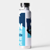 MN Loon Rising - MN Staatsflagge Trinkflasche (Rechts)