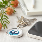 MN Loon Rising Schlüsselanhänger (Seite)