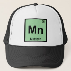 Mn - Memnon Griechische Chemie Periodensystem Symb Truckerkappe