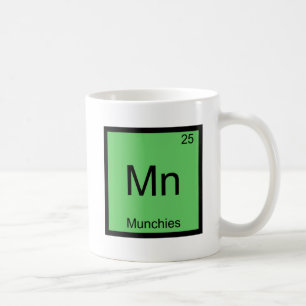 Mn - Munchies Funny Chemistry Element Symbol T-Shi Kaffeetasse