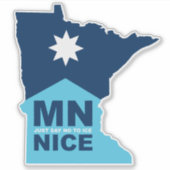 MN NICE AUFKLEBER (Vorderseite)