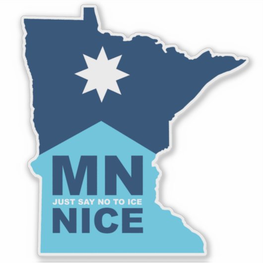 MN NICE AUFKLEBER (Vorderseite)