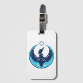 MN Rebel Loon Rising Luggage Tag Gepäckanhänger (Vorderseite Vertikal)