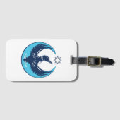 MN Rebel Loon Rising Luggage Tag Gepäckanhänger (Vorderseite (Horizontal))