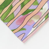 MN Staat Bird Blume Loon Lady Slipper Fleecedecke (Ecke)