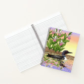 MN Staat Bird Blume Loon Lady Slipper Notizblock (Innenseite)