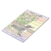 MN Staat Bird Blume Loon Lady Slipper Notizblock (angewinkelt)
