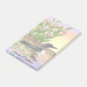 MN Staat Bird Blume Loon Lady Slipper Post-it Klebezettel (angewinkelt)