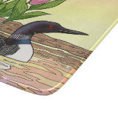 MN Staat Bird Blume Loon Lady Slipper Schneidebrett (Ecke)