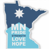 MN Strong  Aufkleber (Vorderseite)