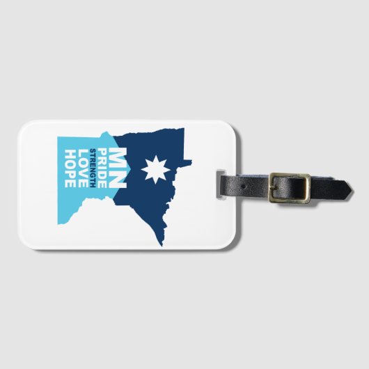 MN Strong  Gepäckanhänger (Vorderseite (Horizontal))