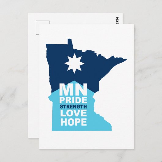 MN Strong  Postkarte (Vorne/Hinten)