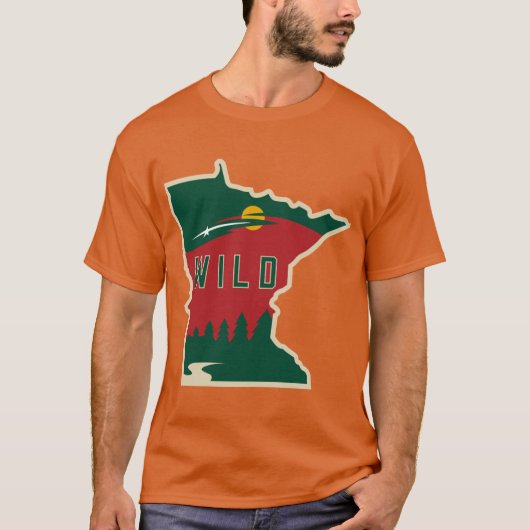 Mn wilde Gliederung T-Shirt (Vorderseite)