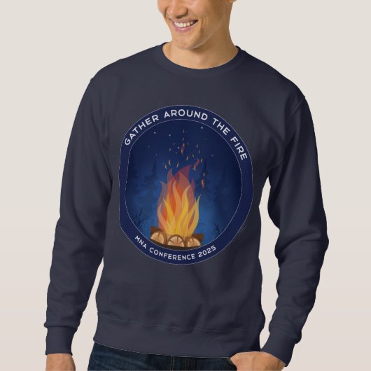 MNA Conference 2025 Men's sizing Sweatshirt Navy (Vorderseite)