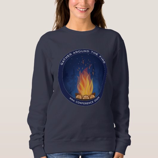 MNA Conference 2025 Women's Sizing Sweatshirt Navy (Vorderseite)