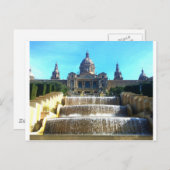 MNAC, (Kunstmuseum) Barcelona, Spanien Postkarte (Vorne/Hinten)