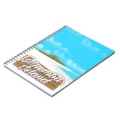 Mnemba Island Reiseplakat Notizblock (Linke Seite)