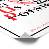 Mnemonic: Meine sehr gebildete Mutter = Planeten Poster (Ecke)