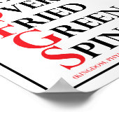 Mnemonisch: Kinder bevorzugen Süßigkeiten - Poster (Ecke)