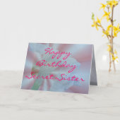 MNFl-SecSisBday- customize Karte (Gelbe Blume)