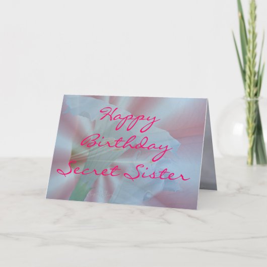 MNFl-SecSisBday- customize Karte (Vorderseite)