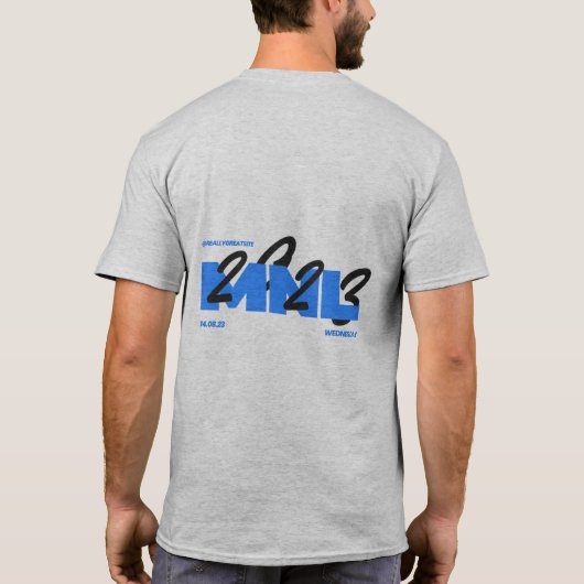 MNL 2023 Evolution Men's Basic T-Shirt (Rückseite)