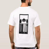 MNT-Brettbarcode T-Shirt (Rückseite)