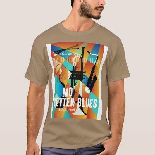 Mo Better Blues Alternative Poster T-Shirt (Vorderseite)