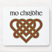MO Chridhe - mein Herz im Gälischen Mousepad (Vorne)