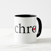 "Mo chroí" or "My Heart" Gaelic Expression Tasse (VorderseiteRechts)