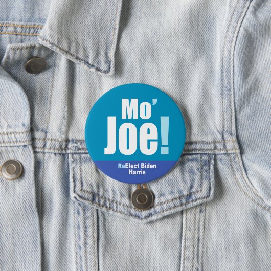 Mo' Joe! - Wahl von Biden-Harris Button (Beispiel)