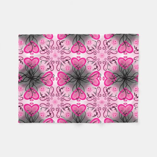 "Mo Limn Twa" sagte die Spinne zum Hirsch Fleecedecke (Vorderseite (Horizontal))