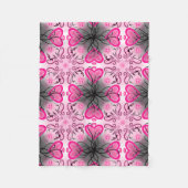 "Mo Limn Twa" sagte die Spinne zum Hirsch Fleecedecke (Vorderseite)