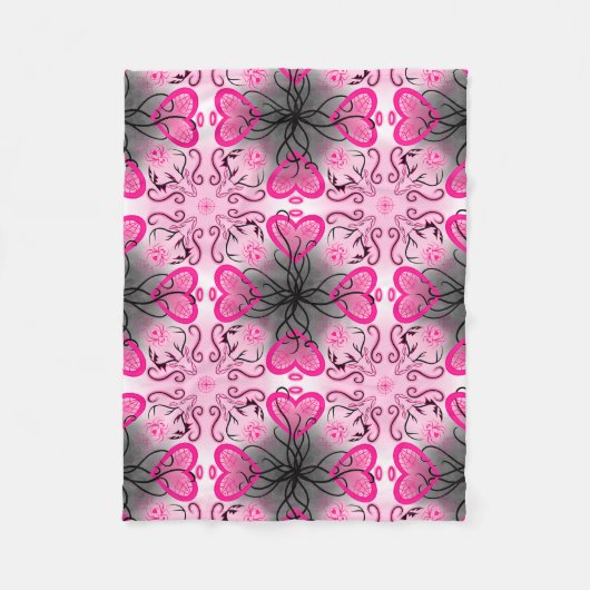 "Mo Limn Twa" sagte die Spinne zum Hirsch Fleecedecke (Vorderseite)