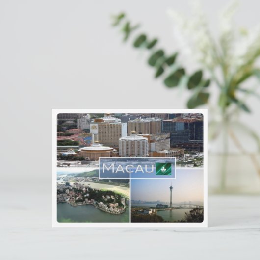 MO Macau - Postkarte (Stehend Vorderseite)