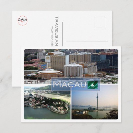 MO Macau - Postkarte (Vorne/Hinten)