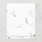 MOA Lashes Makeup Stylist Gold Marmor Flyer (Hinten)