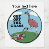 Moa NZ Bird Weinetikett (Einzelnes Label)