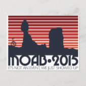 Moab 2015 Postkarten - rot (Vorderseite)