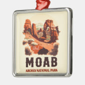 Moab Arches Nationalpark California Ornament Aus Metall (Links)