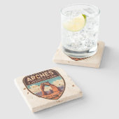 Moab Arches Nationalpark California Steinuntersetzer (Seitenansicht)