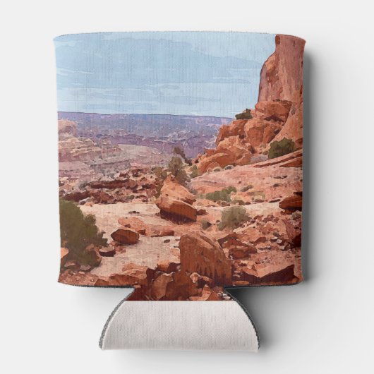 Moab Arches Park Utah Wedding Dosenkühler (Rückseite)