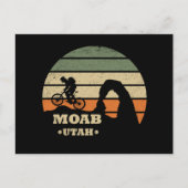 Moab mtb Mountainbike Feiertagspostkarte (Vorderseite)