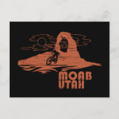 Moab mtb Mountainbike Feiertagspostkarte (Vorderseite)
