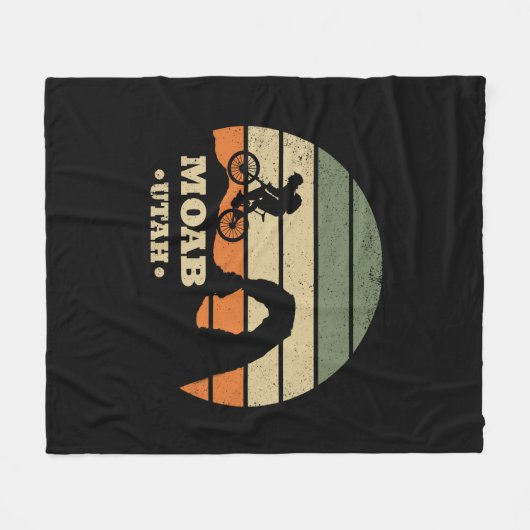 Moab mtb Mountainbike Fleecedecke (Vorderseite (Horizontal))