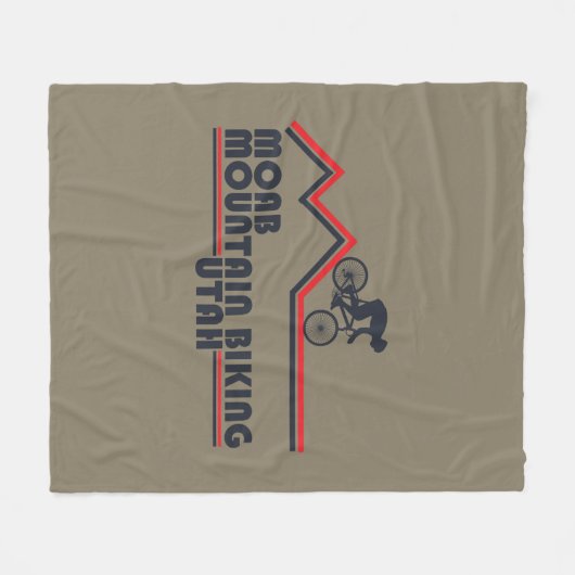 Moab mtb Mountainbike Fleecedecke (Vorderseite (Horizontal))