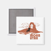 Moab mtb Mountainbike Magnet (Vorderseite/Rückseite)